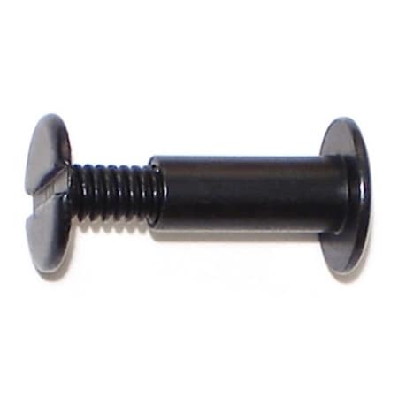 Midwest Fastener 31/64" Brl Lg, Black Anodized Aluminum Black, 10 PK 76563